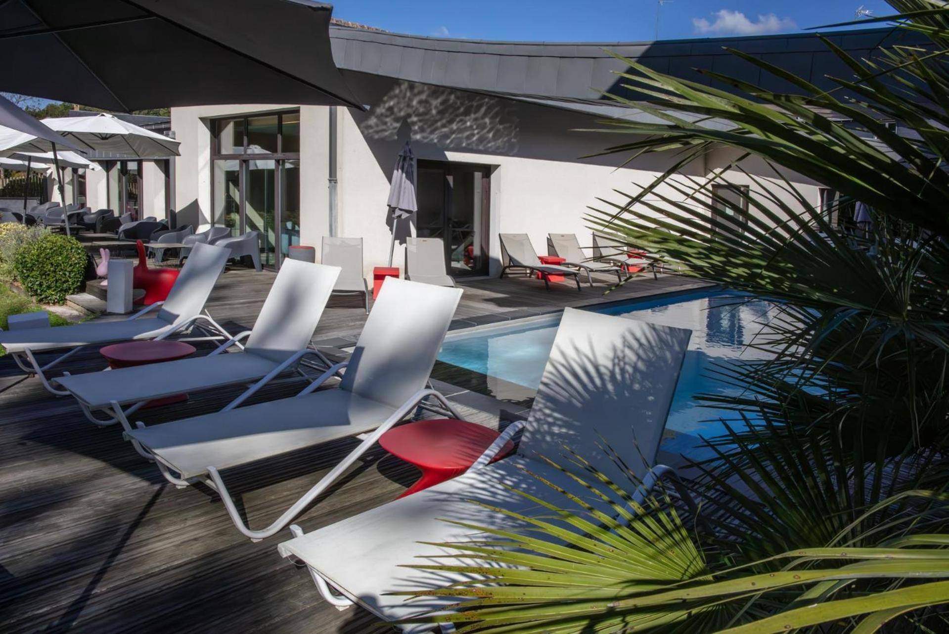 L'Aubiniere Hotel Restaurant & Spa Saint-Ouen-les-Vignes Exteriér fotografie