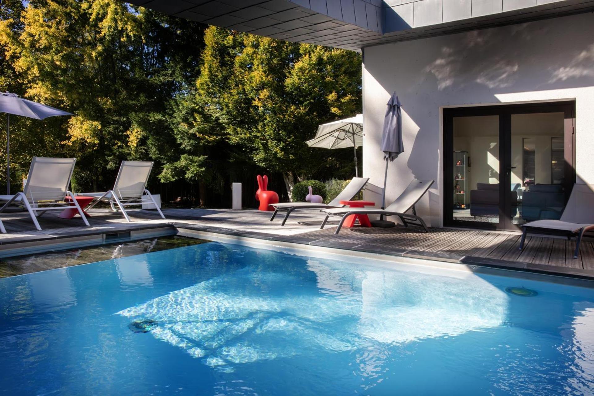 L'Aubiniere Hotel Restaurant & Spa Saint-Ouen-les-Vignes Exteriér fotografie