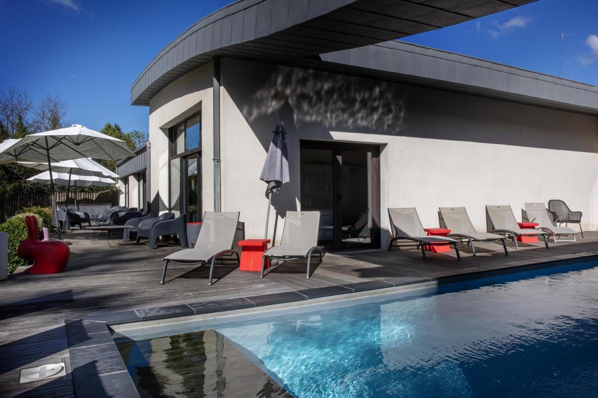 L'Aubiniere Hotel Restaurant & Spa Saint-Ouen-les-Vignes Exteriér fotografie